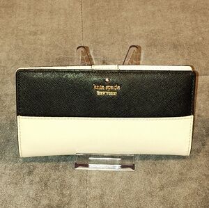 KATE SPADE NEW YORK CAMERON STREET STACY SLIM BI-FOLD MEDIUM COLORBLOCK WALLET